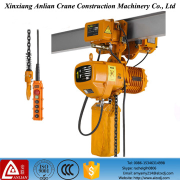 1 Ton Electric Hoist Cranes with Chain Trolley Hoist