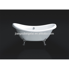 freestanding double slipper bath classic acrylic vintage bath