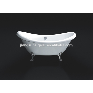 freestanding double slipper bath classic acrylic vintage bath