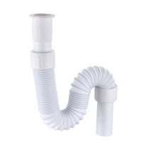Odor-Proof PVC Strainer Extensible PP Basin Drainage Pipe for Bathroom