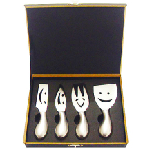 Smile face metal cheese cutting kraft cheese