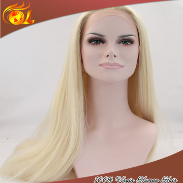 Woman like hair color shtaight human hair long blonde human hair wig