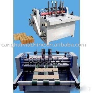 corrugated partition slotting machine