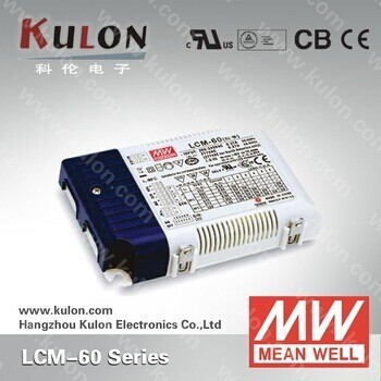 Plastic housing LCM-60 indoor lighting 600mA 60w LED Driver