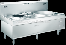 15kw/20kw Stainless Commercial burner Electromagnetic big wok induction wok electric kitchen appliance hotel restarant school