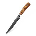 Premium Wooden handle Damascus Boning Knife