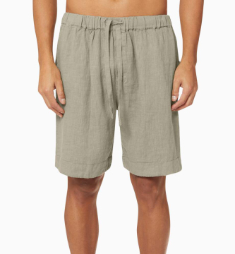100% Ramie Hemp & Recycled Poly Elastane Men's Woven Shorts: Eco-Friendly Fashion Option