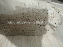 100% white recycled rubber