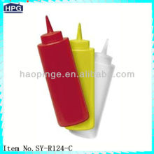 colored plastic bottles