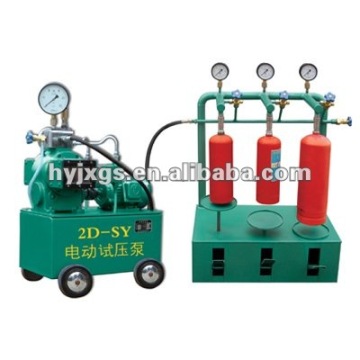 fire extinguisher testing-pressure test stand/fire fighting equipment