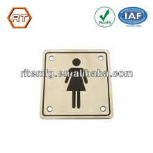 toilet sign plate