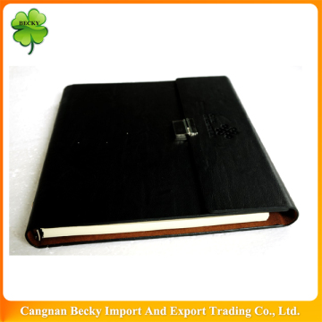 2013 Business design high quality personalized leather notebook covers