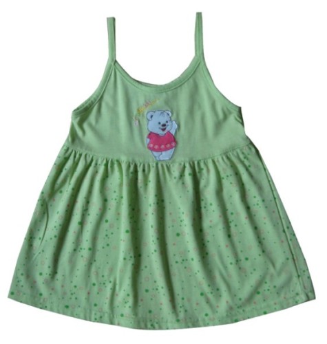 baby dress 100%cotton for 2012 spring,summer