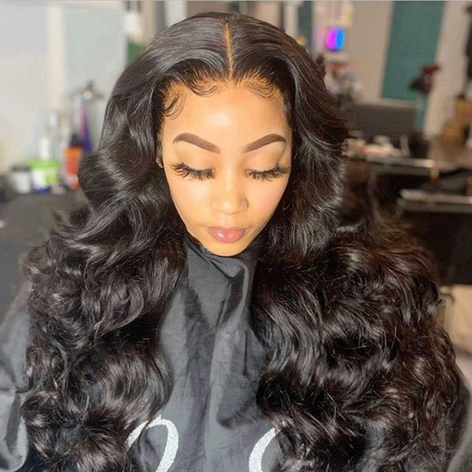 Wholesale Brazilian Virgin 4x4 5x5 6x6 HD Lace Closure Frontal Wig Glueless Straight Raw Human Hair HD Lace Wigs