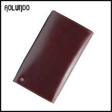 Grace Purple Leather Clutch Wallet