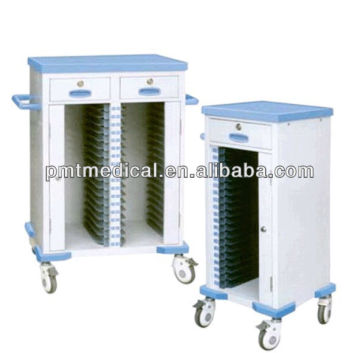 ABS hospital medical record trolley for patient