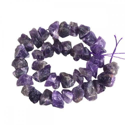 Gemstone Irregular Shape Crystal Rough Stone Beads 15mm Natural Row Rough Stone Beads for DIY Jewelry