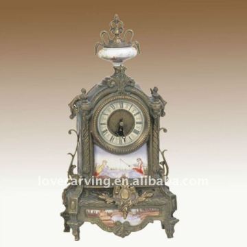 Classic antique bronze clock