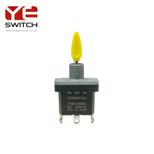Adjustable Yellow Handle Toggle Switch for Vibration and Water