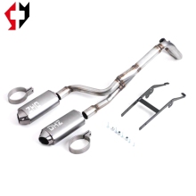 Twin Exhaust System for Pit Bikes Parts
