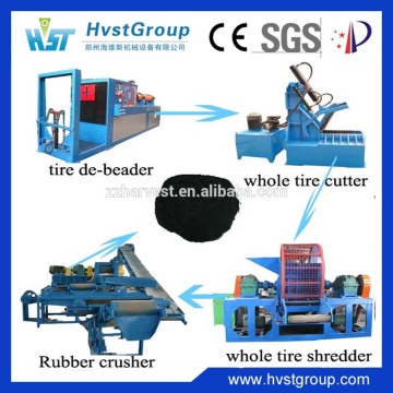 Waste tire recycling tire cutting machine/Used tire cutting machine