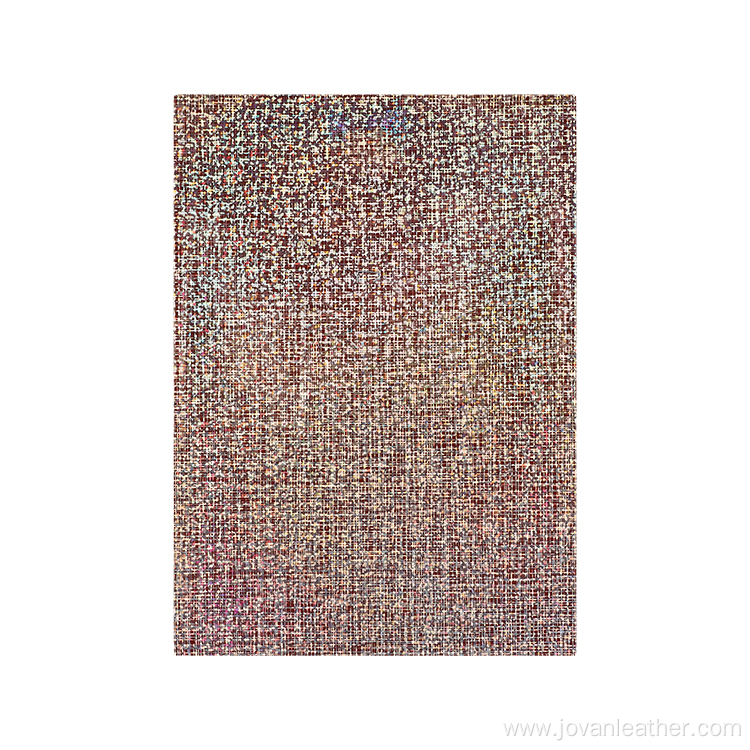 Pu Glitter Synthetic Leather Fabric Faux Leather