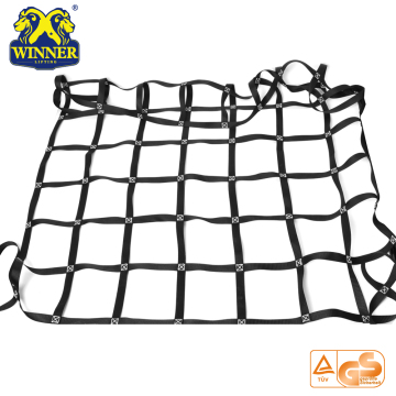 Heavy Duty Safety Polyester Car Container Webbing Lifting Cargo Net