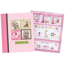 Baby Girl Memory Book Hardcover Record Diary