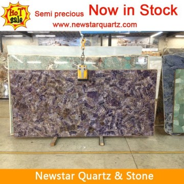 Purple Amethyst Stone Slabs, Semiprecious Stone Decorative