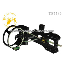 Topoint Archery,4 pin Bow sights,TP3540,CNC aluminum machined,BLACK version