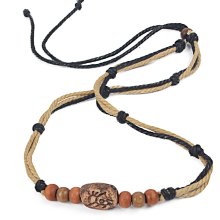 Men's Stylish Surfer Choker Pendant Bead Hemp Necklace Tribal Handmade