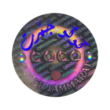 Custom Euro Laser Security Holographic Sticker off Off QR Code Serial Number 3D Hologram Label Sticker