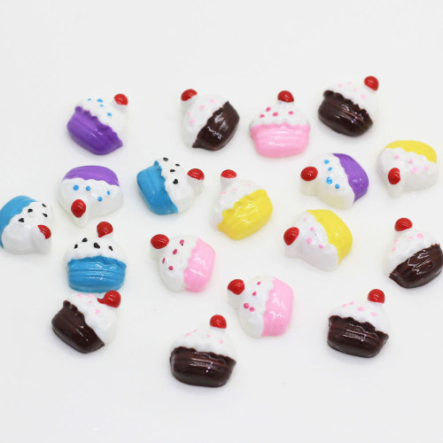 Mini torta dessert kawaii cabochon vendita calda simulazione cibo per decorazioni giocattolo fai da te ornamenti conchiglia fatti a mano telefono perline