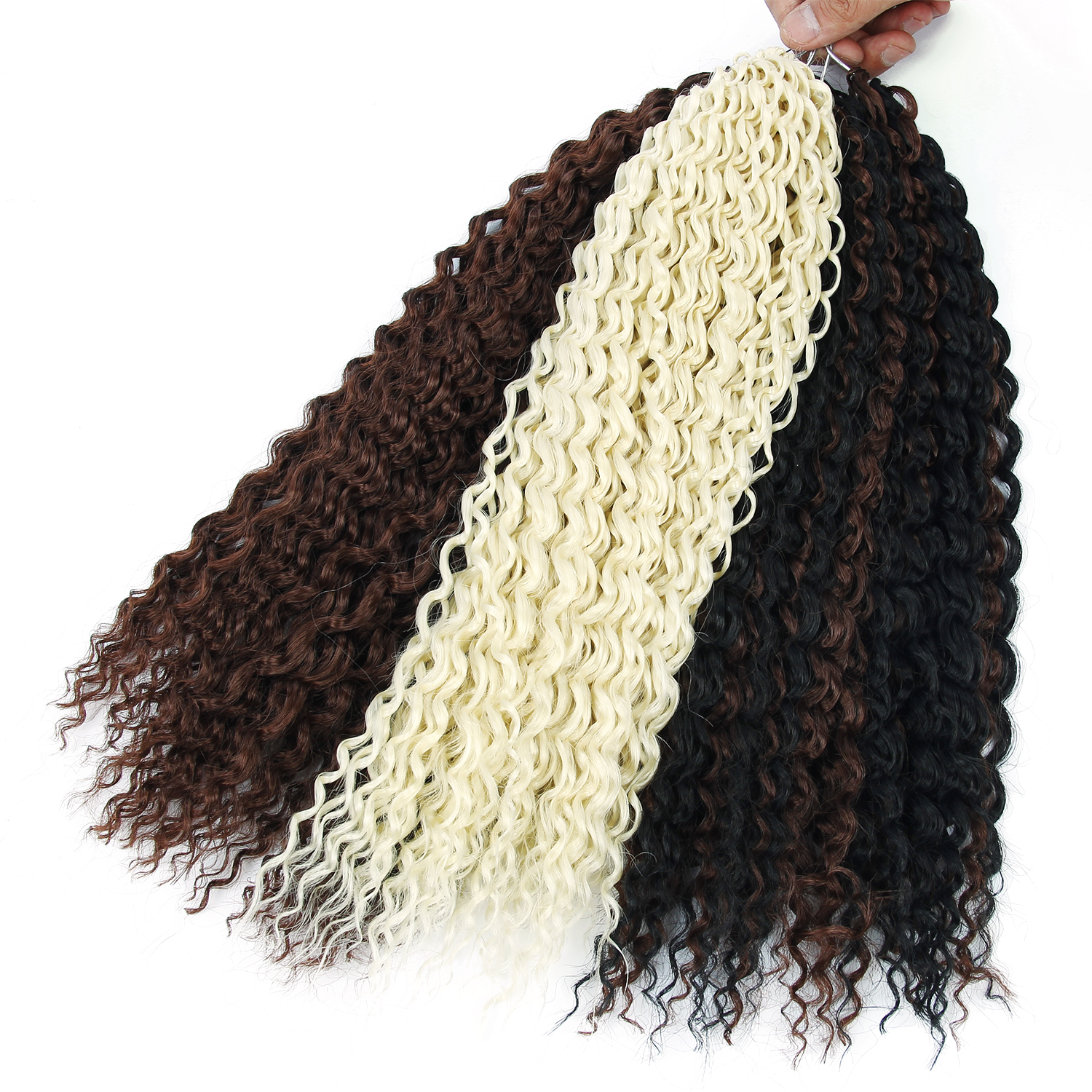 factory wholesale sale ombre braiding hair synthetic 18inch Pre Loop Freetress Hair Crochet Braids Synthetic Braiding Hair