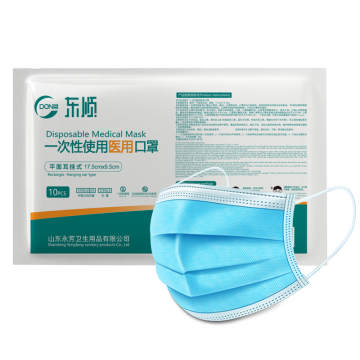 Protective Disposable Surgical Medical Earloop Face Mask