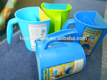 kids washing hair protect eyes shampoo rinse cup