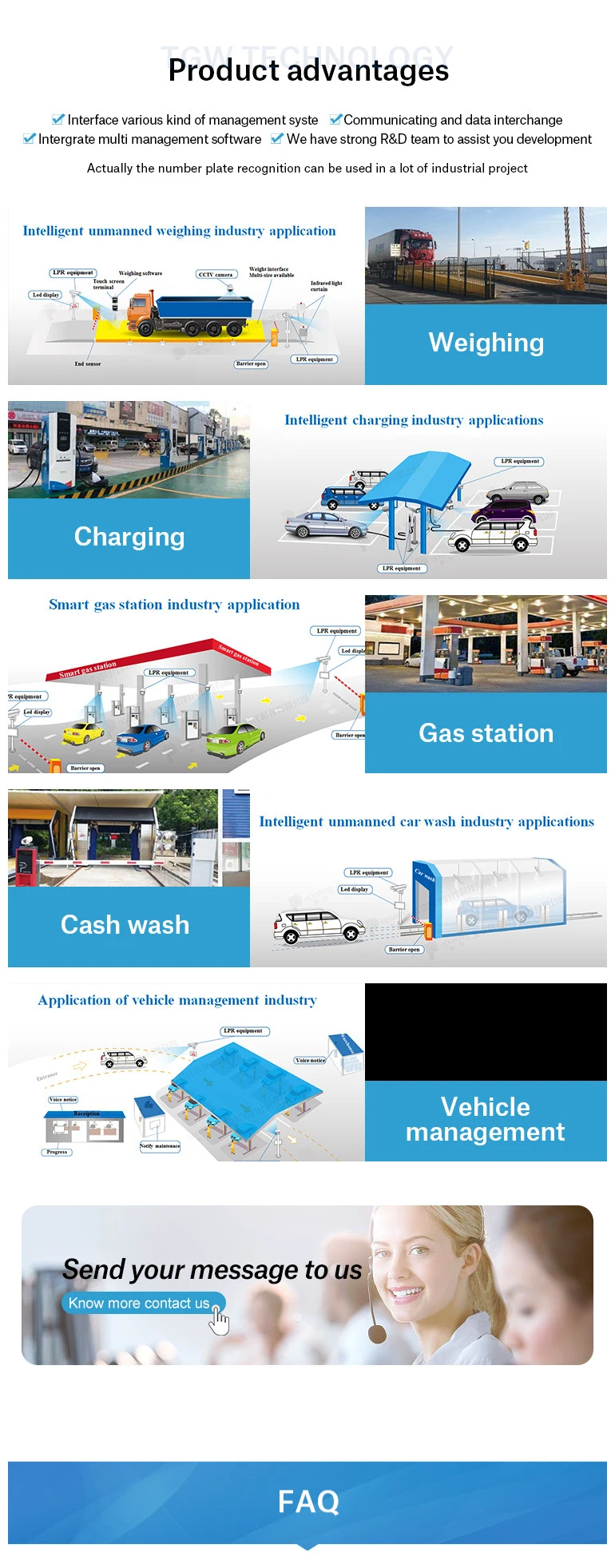 Automatic Alpr Safety Barrier Gate Cheap Price Parking Barriers with Fence Arm