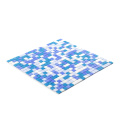 Azules de vidrio de mosaico blues suqare backsplash