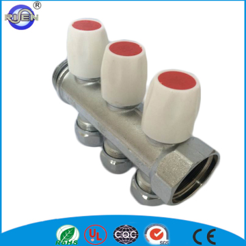 ms58 brass underfloor heating manifold valves