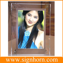 super slim advertising acrylic photo engraved sign