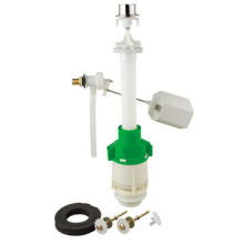 Water tank fitting, bottom inlet