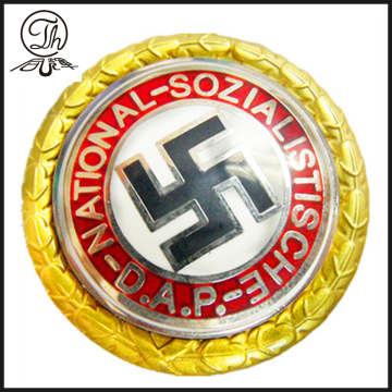 Hard enamel World war II pin badge