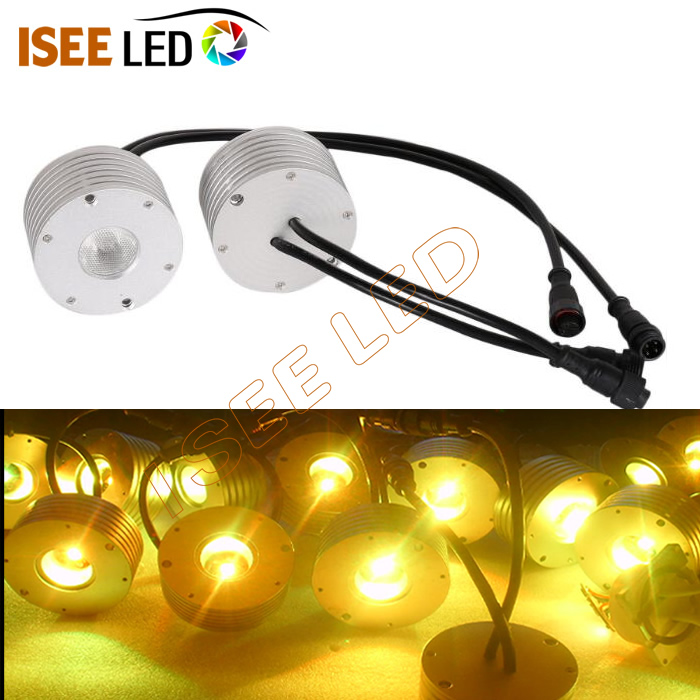 Potencia exterior de 80 mm RGB LED DOT LUZ