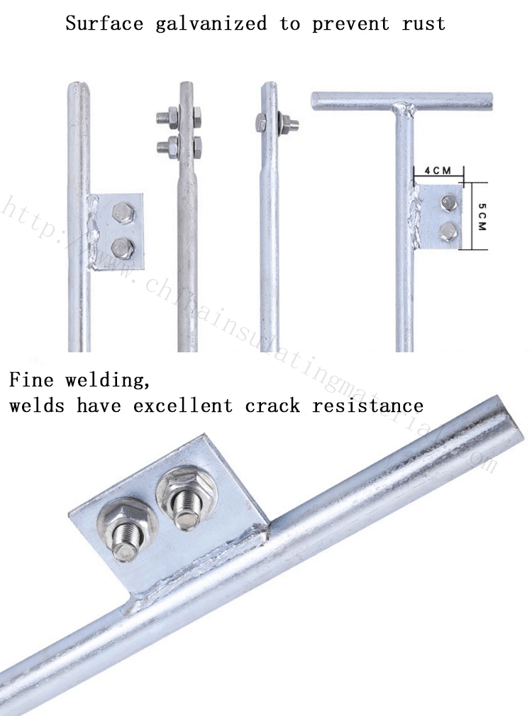 Duckbilled Grounding Earth Rod with Clamp/China Wire Set Supplier