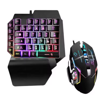 2024 Top-Rated Mini RGB Wired Gaming Keyboard: Perfect for One-Hand Gaming