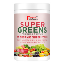Organic Energy Powder Mushrooms Super Greens Berry Powder