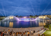 Water Screen Movie Show