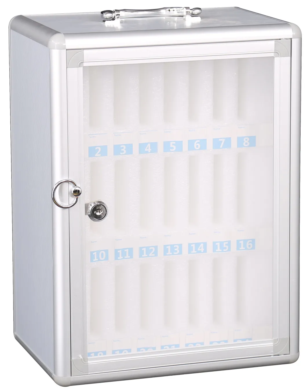 New Arrival Aluminum Alloy Smart Phone Storage Box Mobile Phone Cabinet Cell Phone Locker for School and Office/
