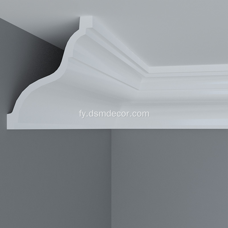 Grutte grutte Plain Polyurethane Dekorative Cornice Moulding