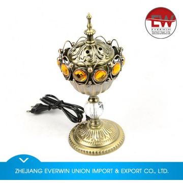 Factory supply custom design unique bronze incense burner statue on sale